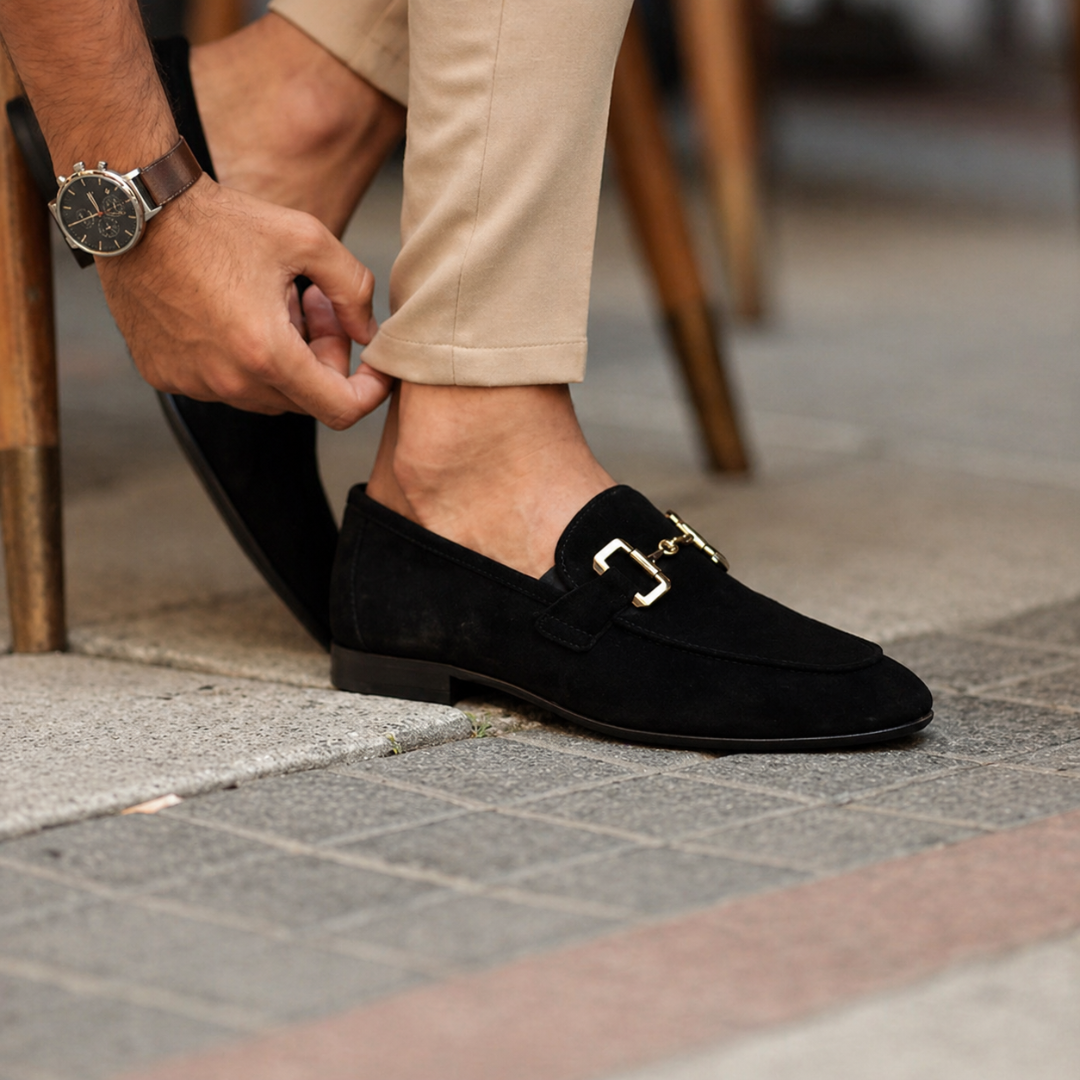 René | Herren Loafer mit Schnalle klassisch