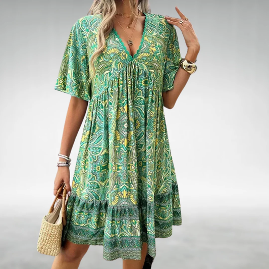Rika | Damen Minikleid Modern Boho