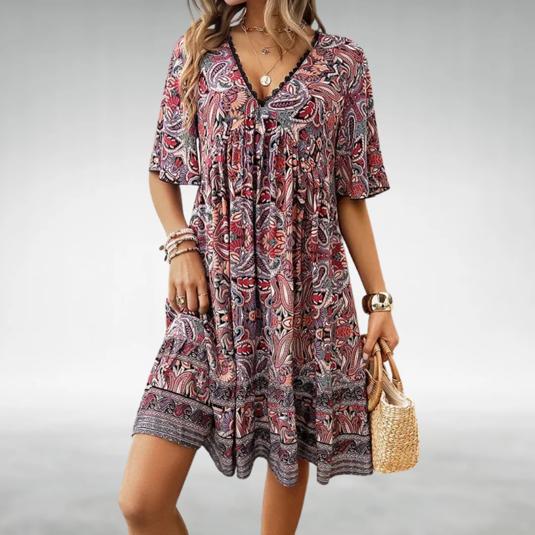 Rika | Damen Minikleid Modern Boho