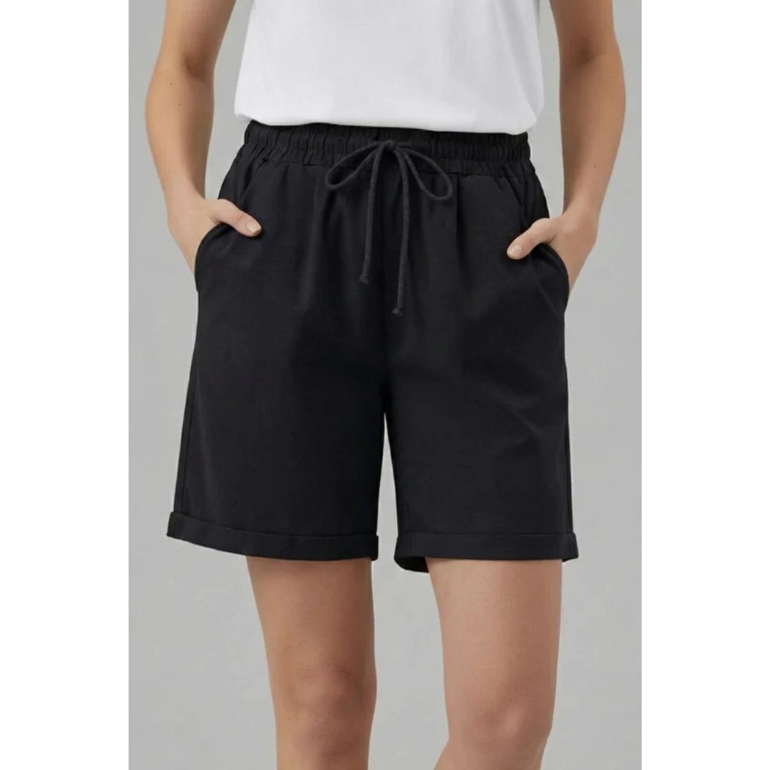 Rike | Damen Shorts Für Alltag Mit Kordelzug Und Taschen