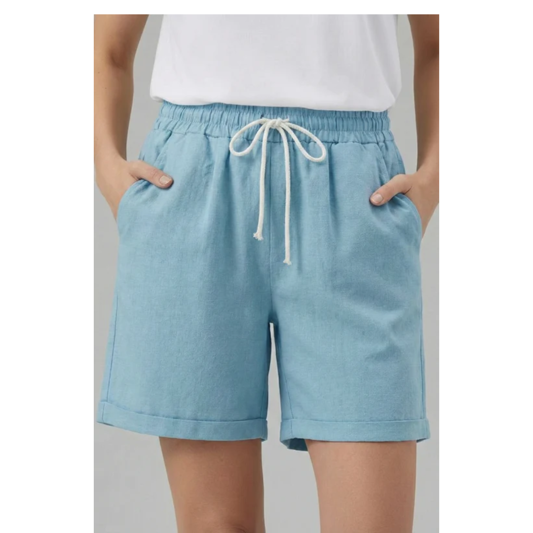 Rike | Damen Shorts Für Alltag Mit Kordelzug Und Taschen