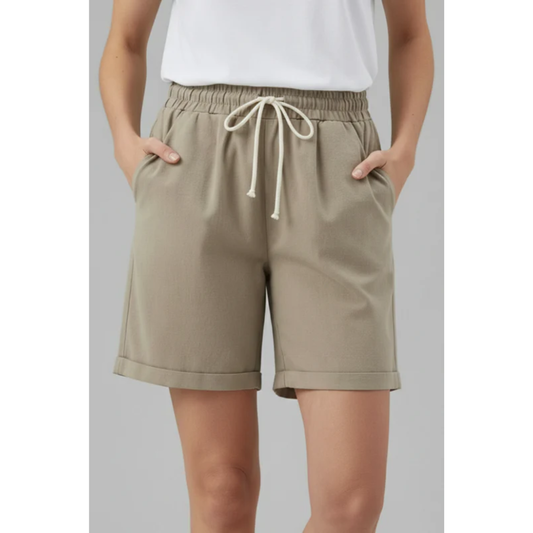 Rike | Damen Shorts Für Alltag Mit Kordelzug Und Taschen