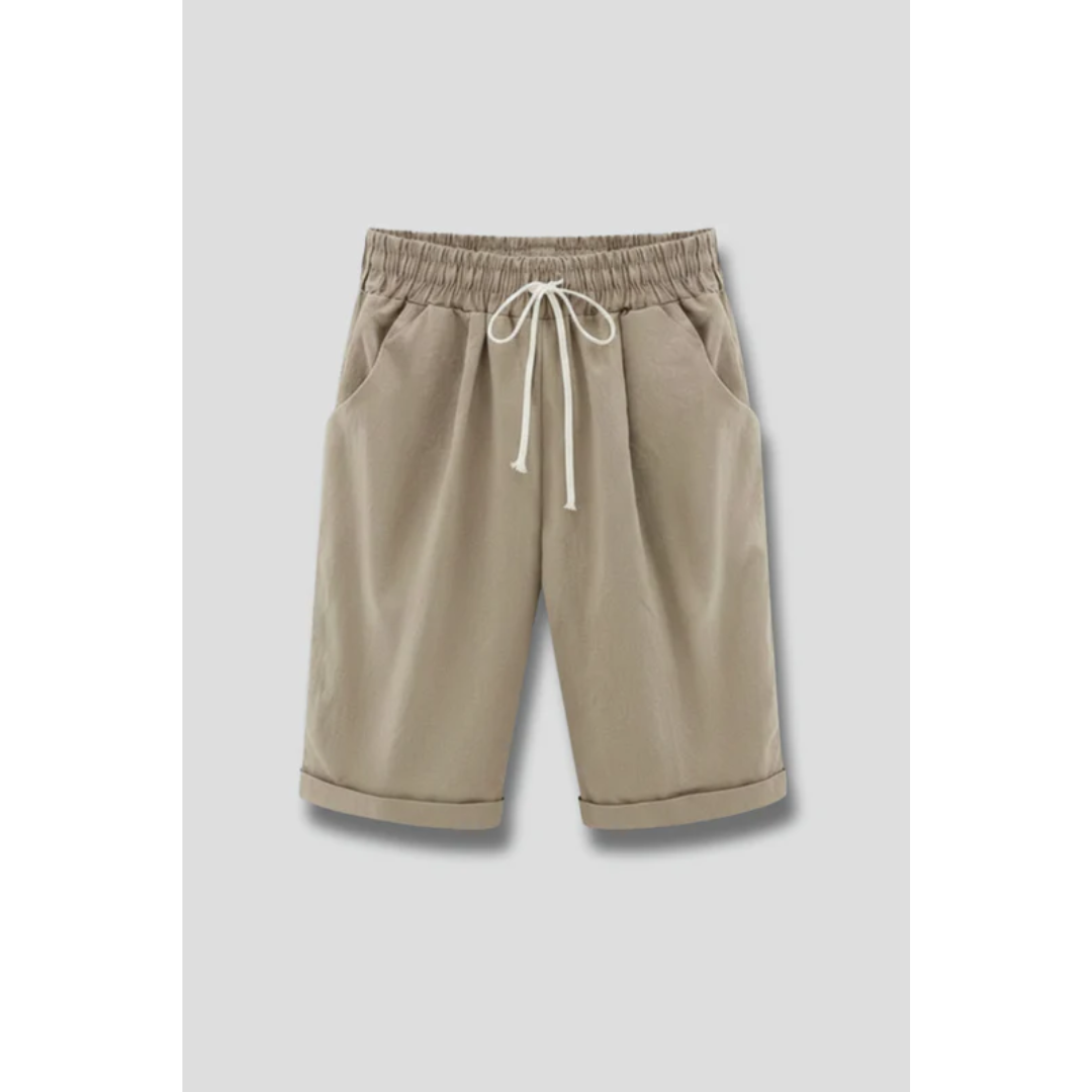 Rike | Damen Shorts Für Alltag Mit Kordelzug Und Taschen