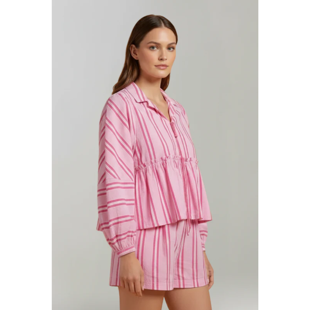 Ronja | Damen Zweiteiler Mit Shorts Und Muster Für Freizeit