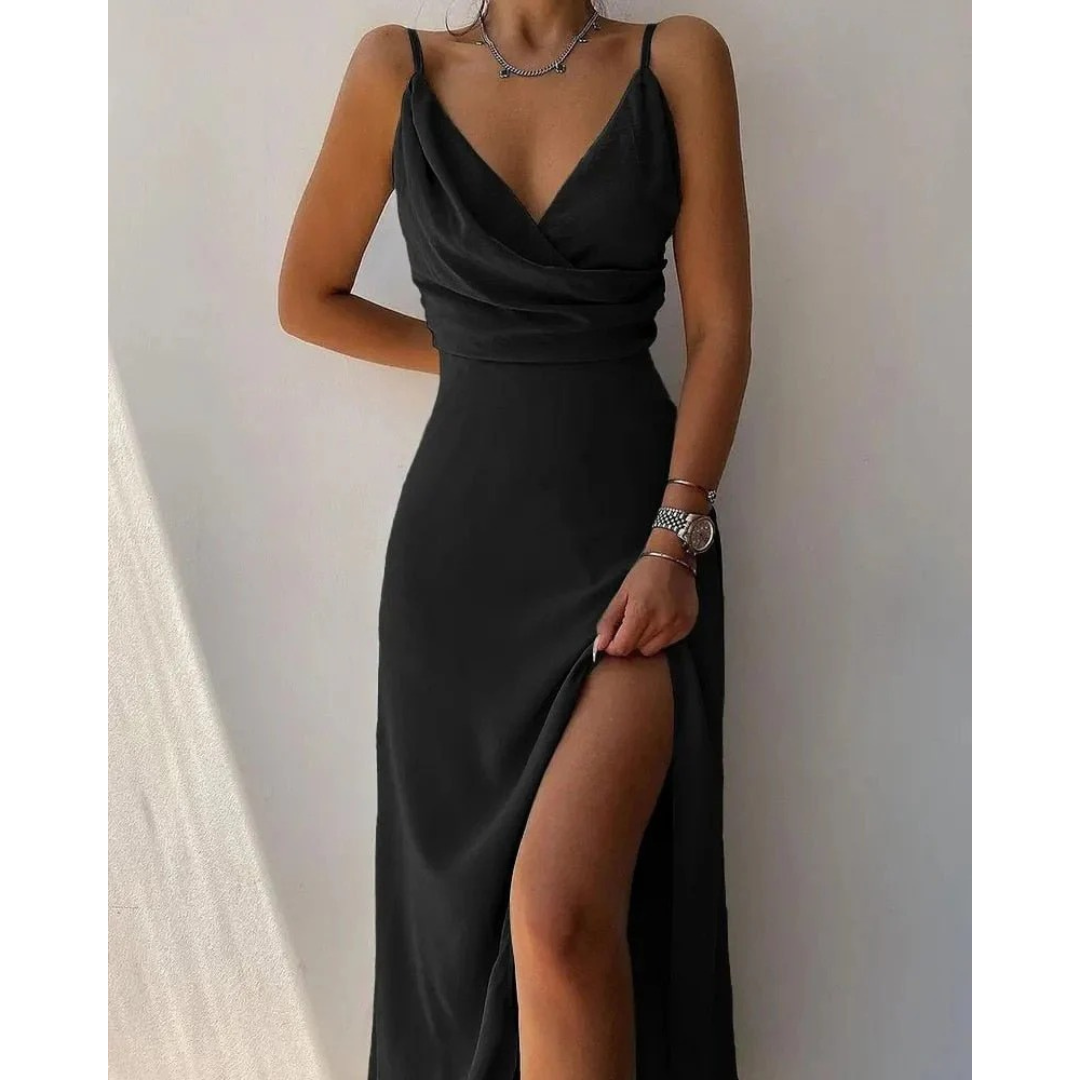 Roswitha | Damen Sommerkleid Maxi Mit Blumenmuster