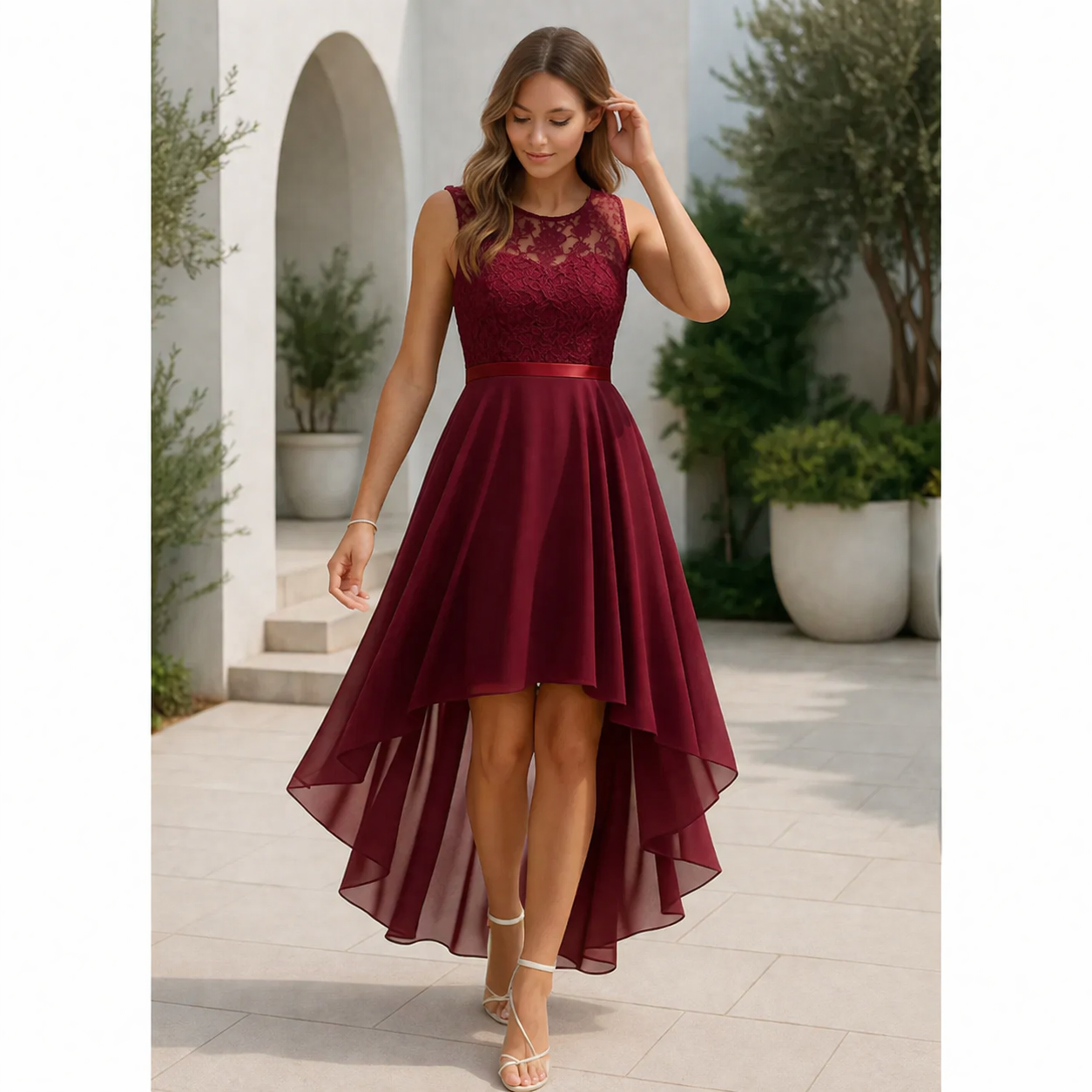 Ruth | Damen Maxi Kleid Mit Langer Form Für Anlass