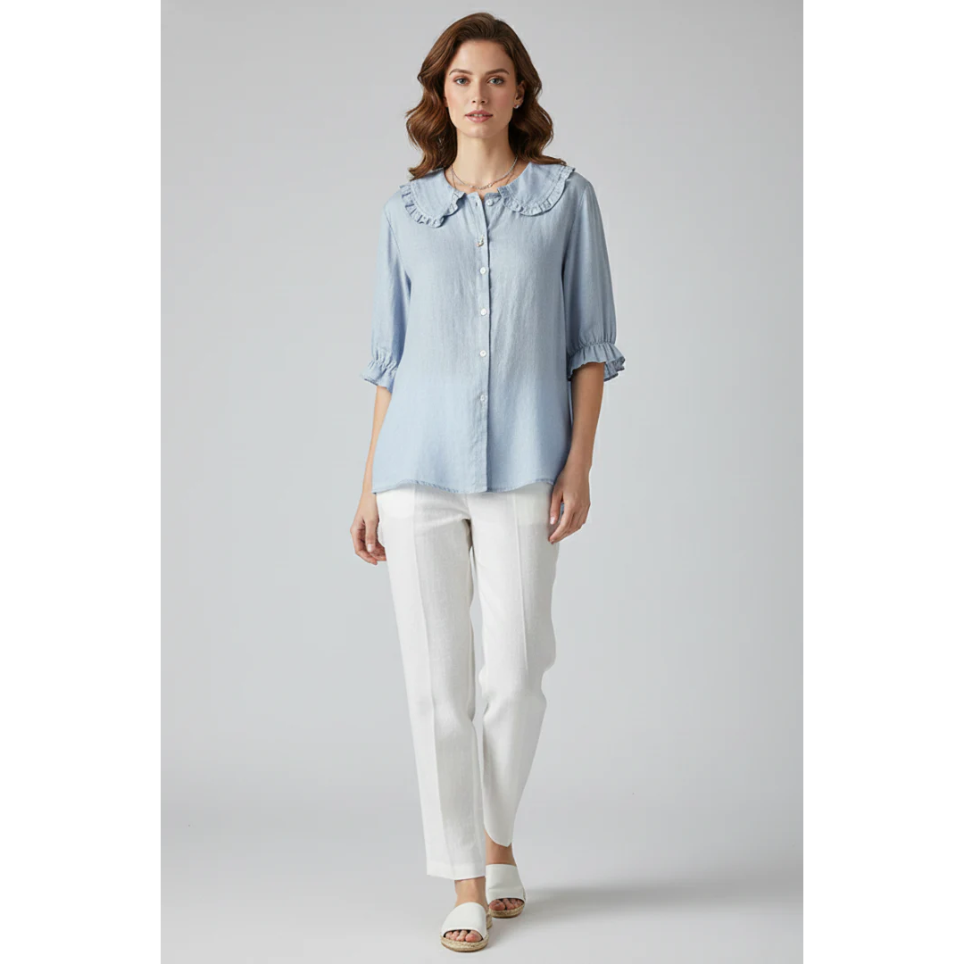Sandra | Damen Bluse Langarm