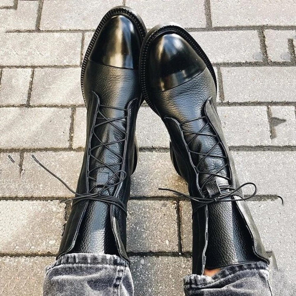 Schnür-Stiefeletten Damen – Stylische Absätze mit bequemer Passform