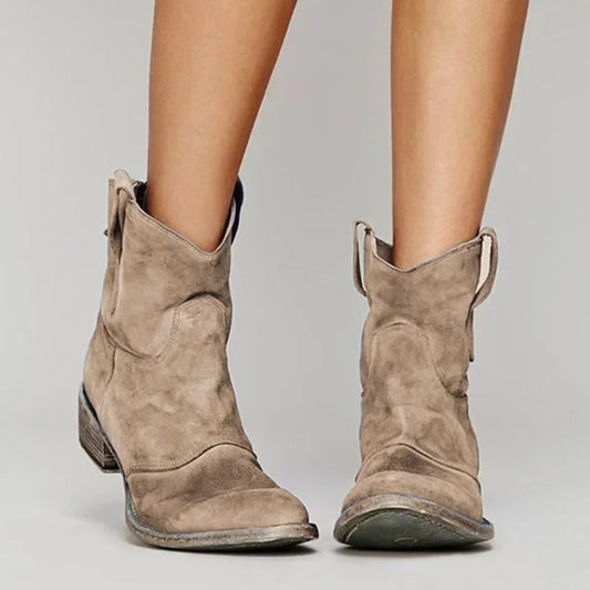 Sicherer Sitz Stiefeletten Damen – Bequem mit rutschfester Sohle
