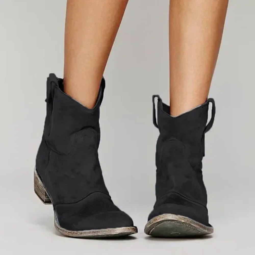 Sicherer Sitz Stiefeletten Damen – Bequem mit rutschfester Sohle
