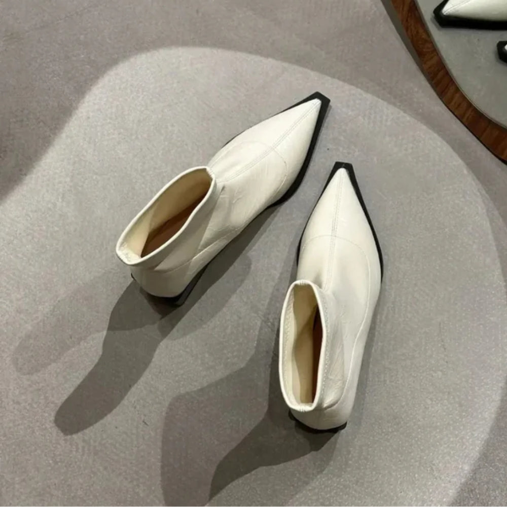 Spitze Stiefeletten für Damen – Schuhe für Büro und Abend