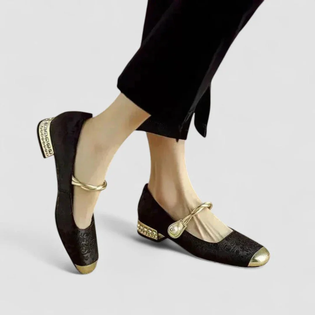 Stefanie | Damen Elegante Absatz Sandalen Sommer