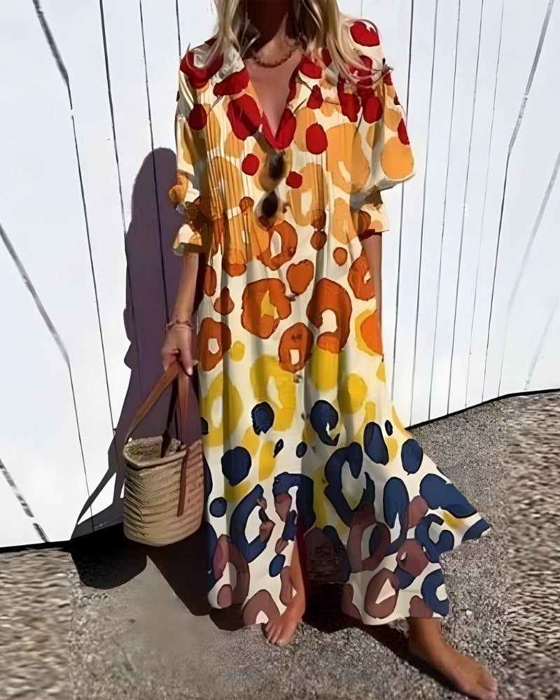 Strand Sommerkleid für Damen im Boho-Stil | Maxi