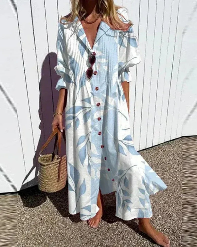 Strand Sommerkleid für Damen im Boho-Stil | Maxi