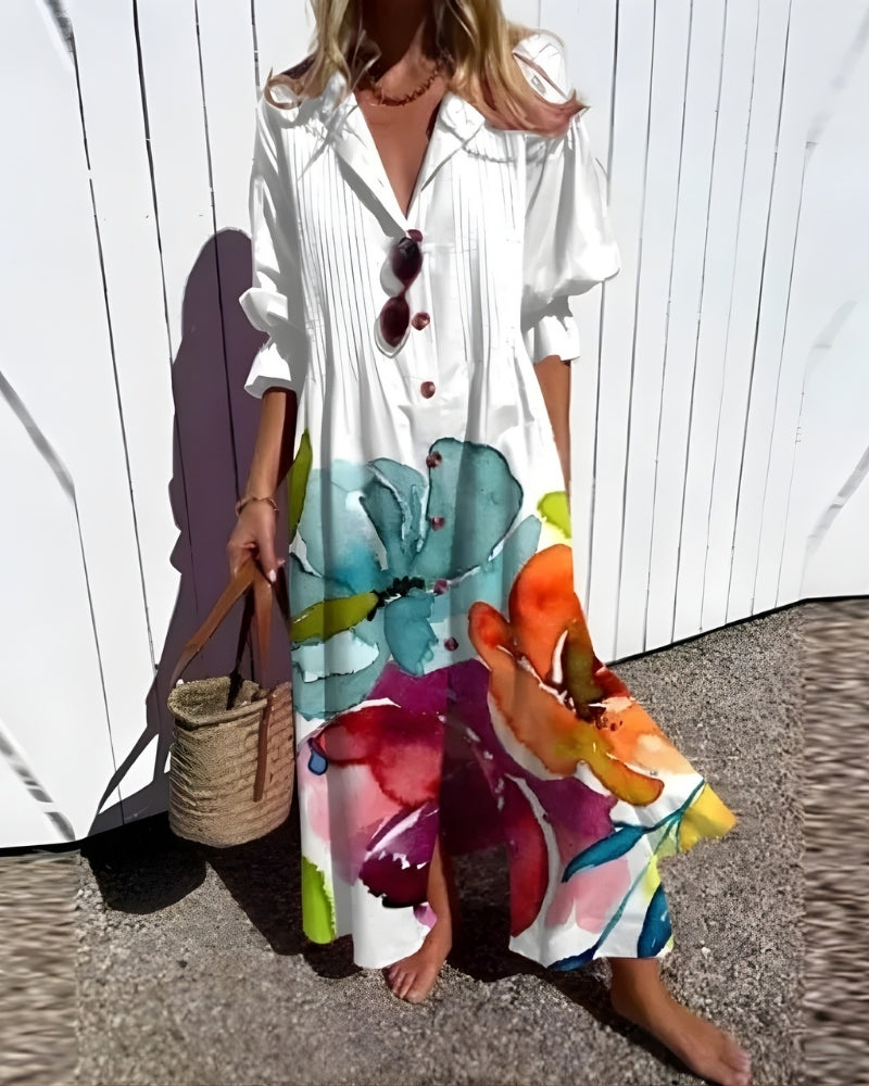 Strand Sommerkleid für Damen im Boho-Stil | Maxi