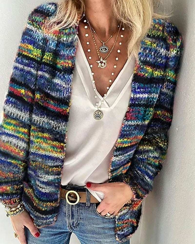 Strickjacke für den Frühling – Stylische Damenjacke mit Knopfleiste