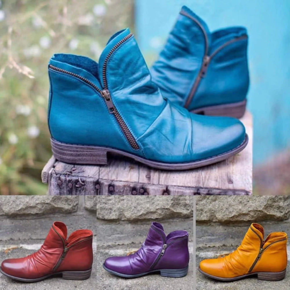 Stylische Knöchel Stiefel - Damenschuhe für den Alltag