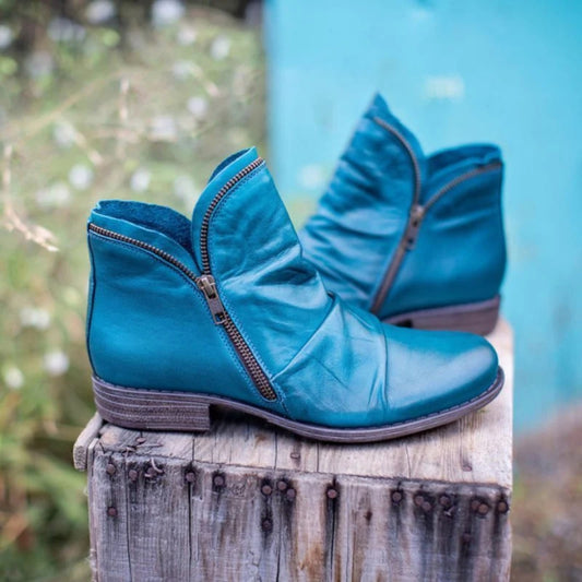 Stylische Knöchel Stiefel - Damenschuhe für den Alltag