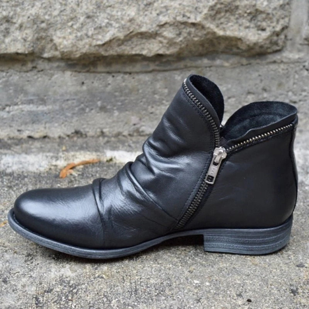 Stylische Knöchel Stiefel - Damenschuhe für den Alltag