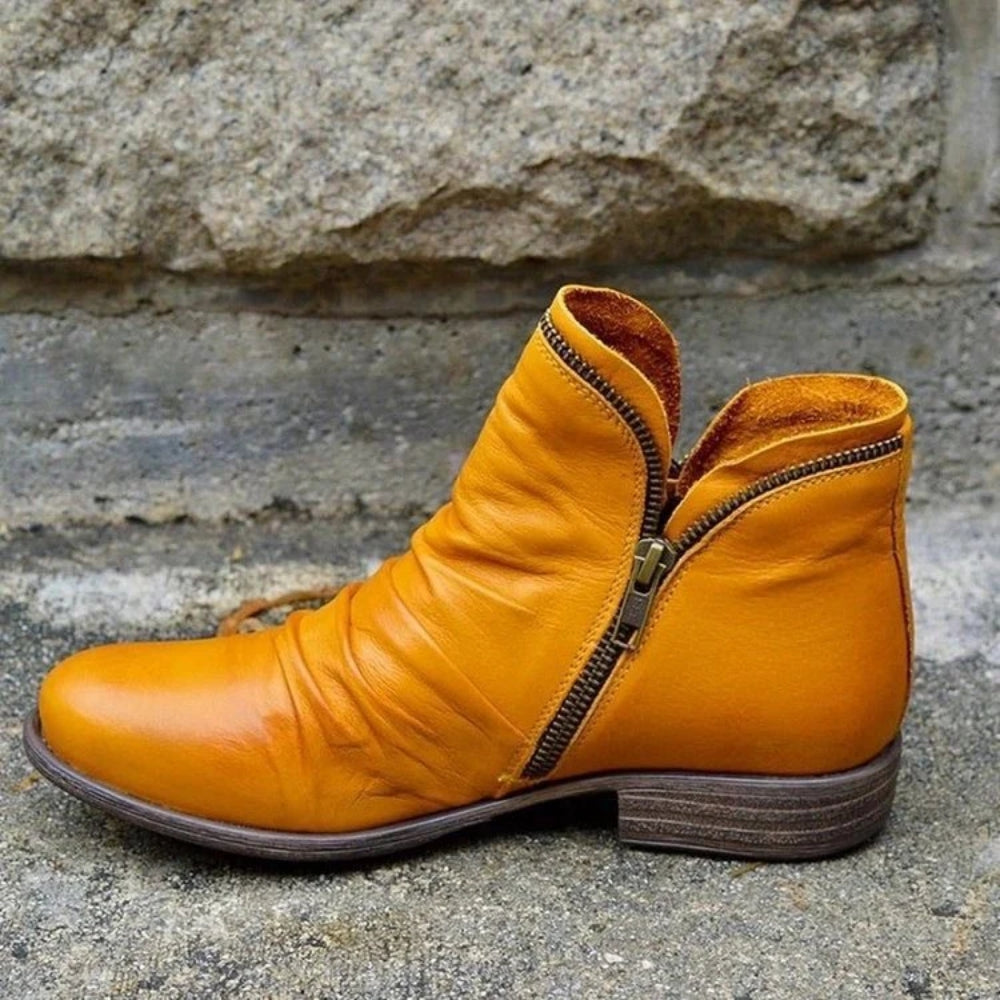 Stylische Knöchel Stiefel - Damenschuhe für den Alltag