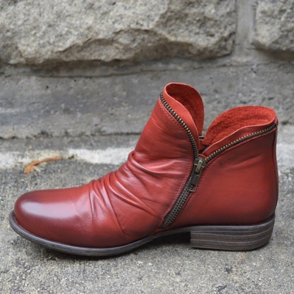 Stylische Knöchel Stiefel - Damenschuhe für den Alltag