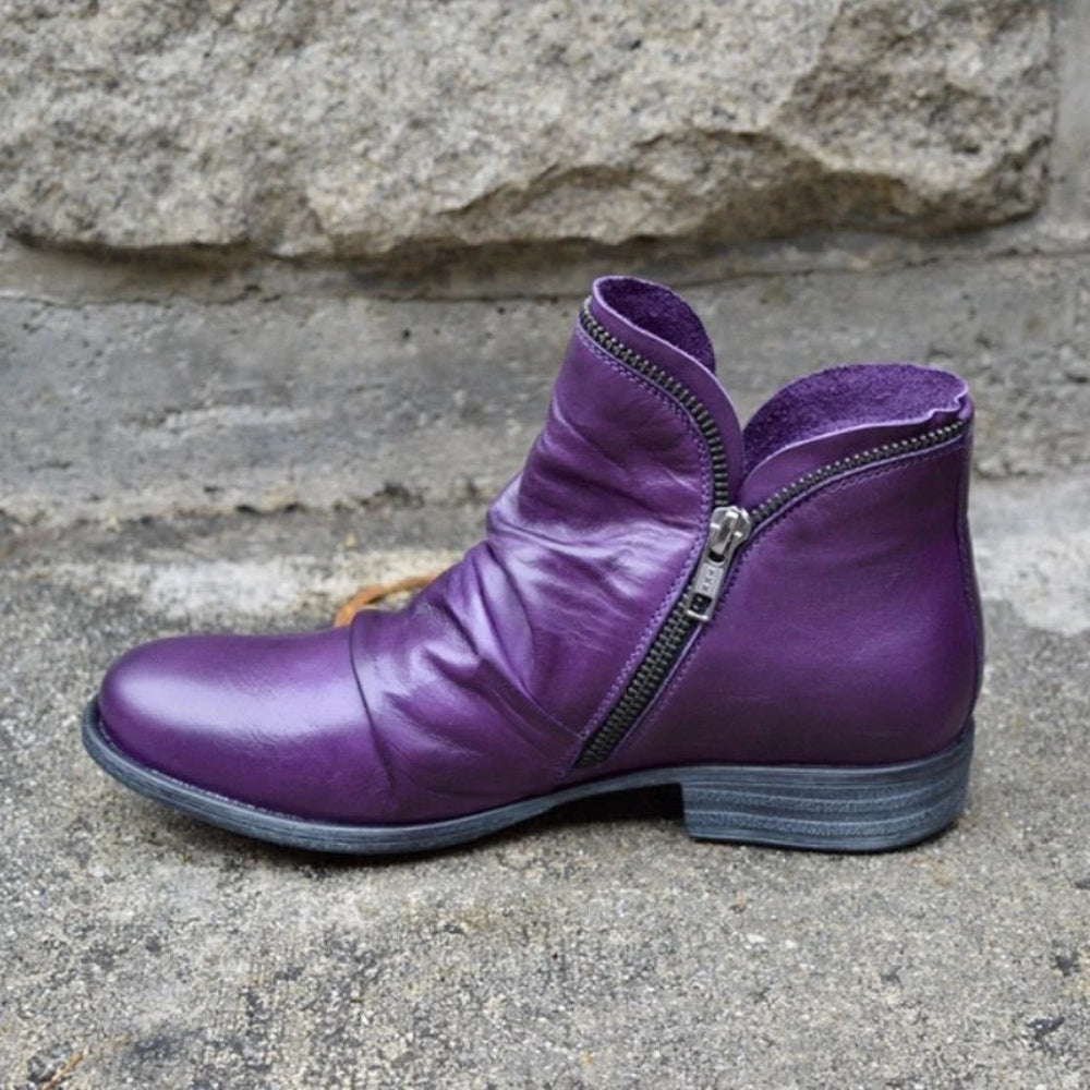 Stylische Knöchel Stiefel - Damenschuhe für den Alltag