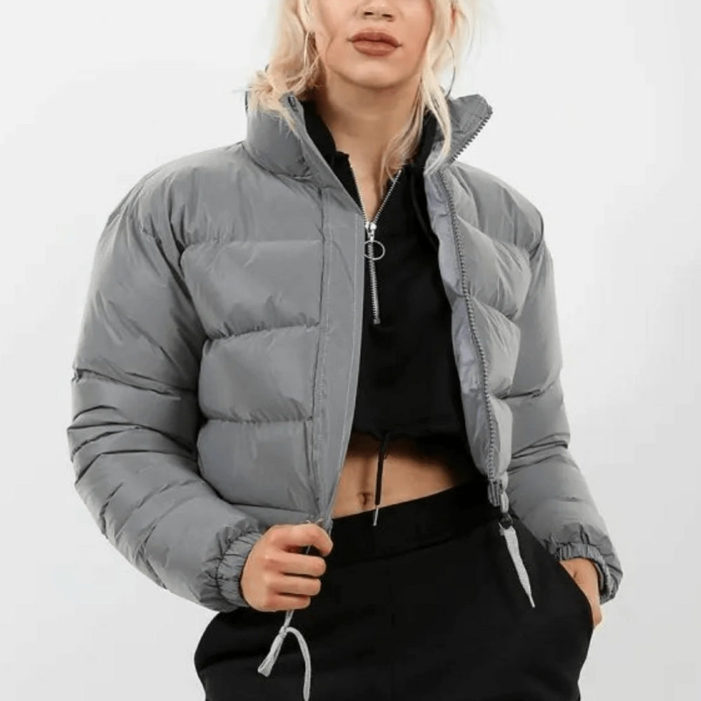 Stylische Lange Winterjacke für Frauen - Gesteppter Puffer mit Verstellbarer Passform