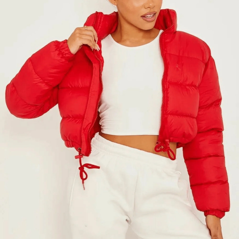 Stylische Lange Winterjacke für Frauen - Gesteppter Puffer mit Verstellbarer Passform