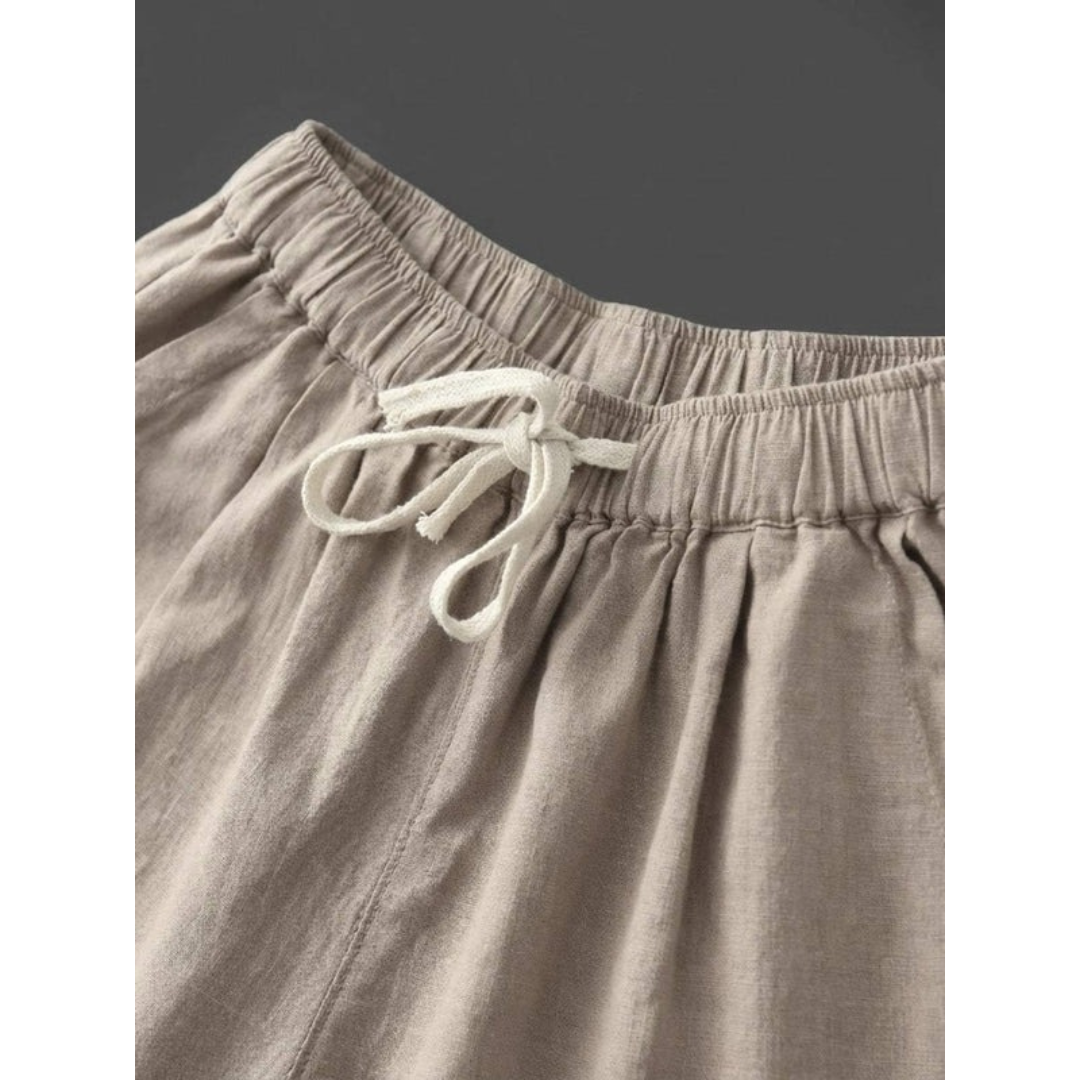 Sude | Damen Hose mit Kordelzug schmal geschnitten modern