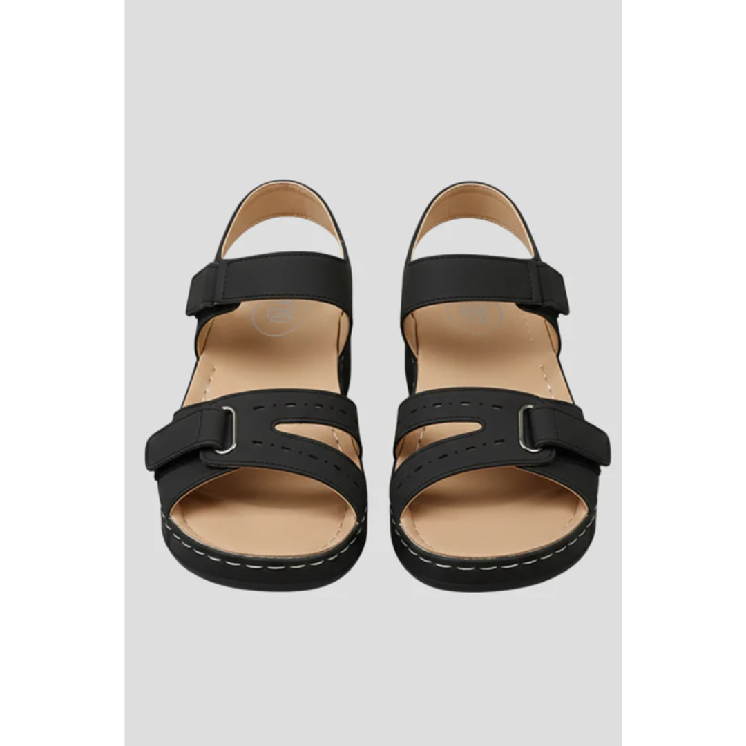 Tabea | Damen Keil Sandalen Mit Riemen Für Alltag