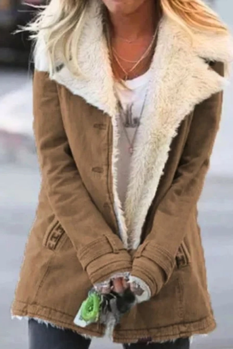 Thermischer Wintermantel für Damen – Wasserdicht und bequem