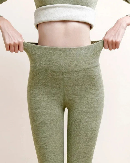 Thermo Legging Damen – Weiche Kaschmir Seiden Hose für Herbst und Winter