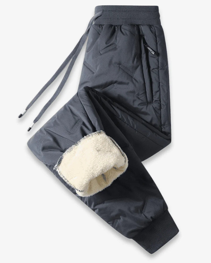 Thermohose für Damen - Gefütterte Winterhose in Schwarz oder Grau