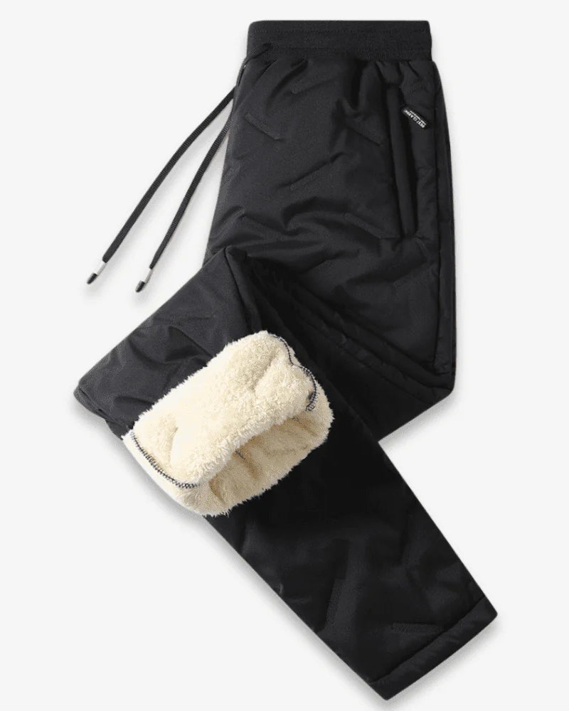 Thermohose für Damen - Gefütterte Winterhose in Schwarz oder Grau