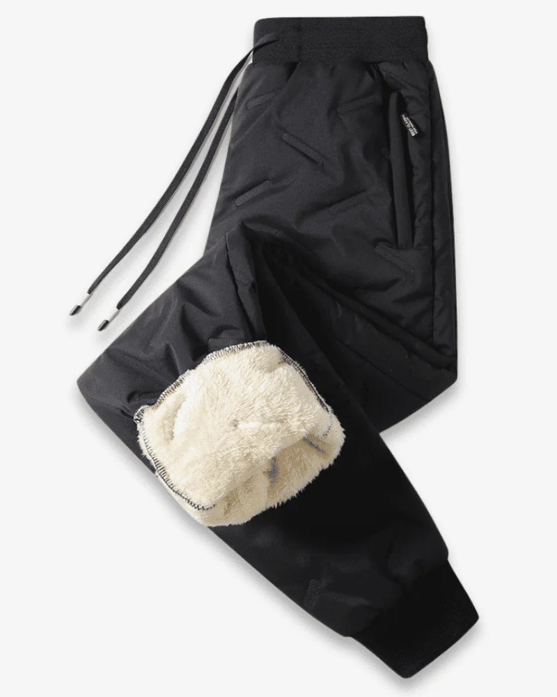 Thermohose für Damen - Gefütterte Winterhose in Schwarz oder Grau