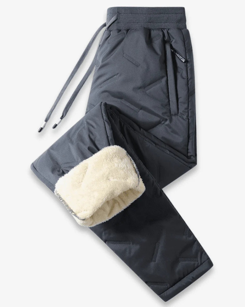 Thermohose für Damen - Gefütterte Winterhose in Schwarz oder Grau