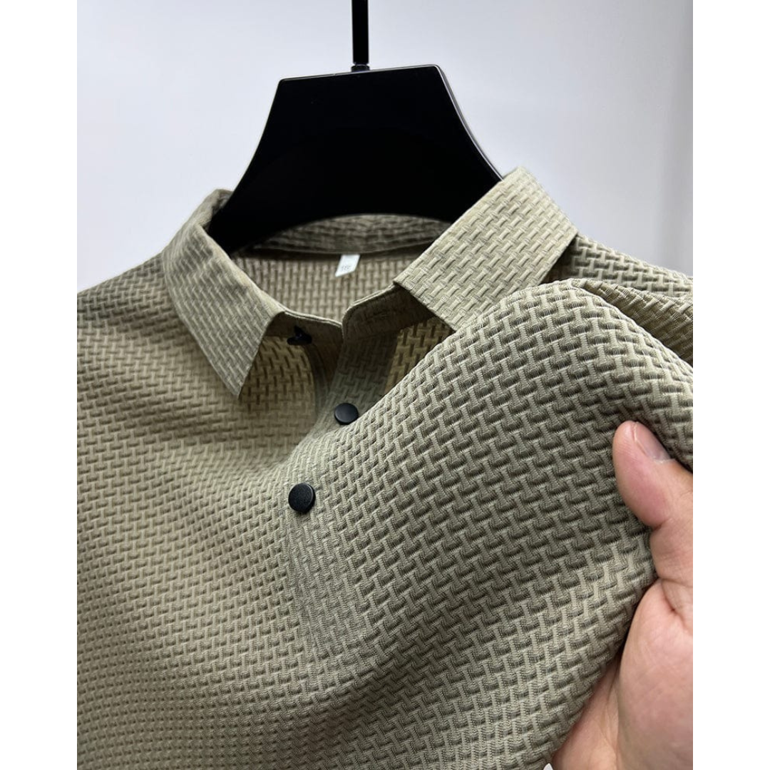 Timon | Herren Poloshirt Mit Struktur Für Alltag