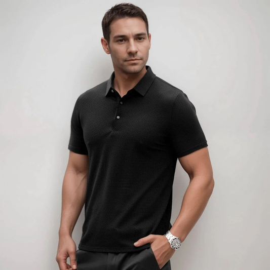 Timon | Herren Poloshirt Mit Struktur Für Alltag