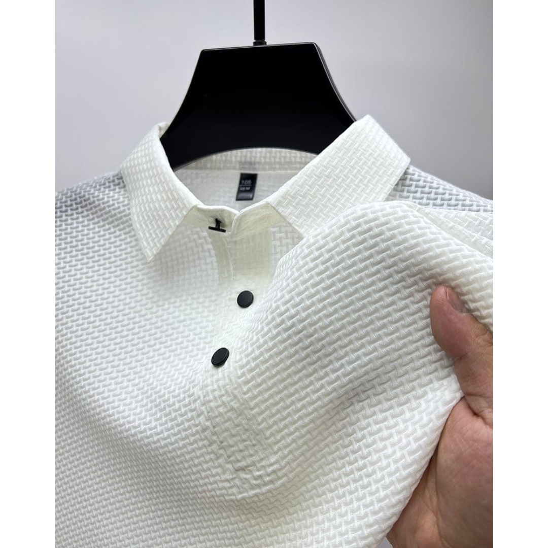 Timon | Herren Poloshirt Mit Struktur Für Alltag