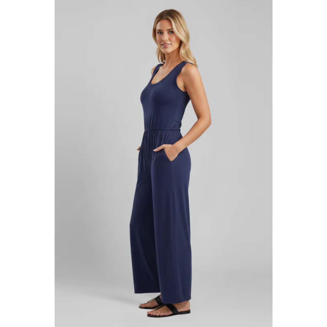 Tina | Damen Jumpsuit Für Alltag Mit Elastischem Bund