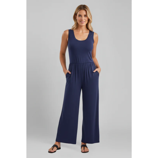 Tina | Damen Jumpsuit Für Alltag Mit Elastischem Bund