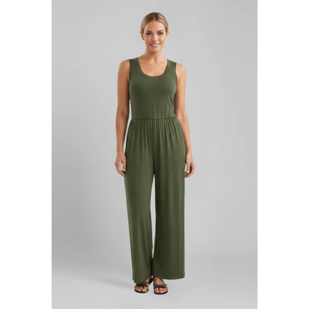 Tina | Damen Jumpsuit Für Alltag Mit Elastischem Bund