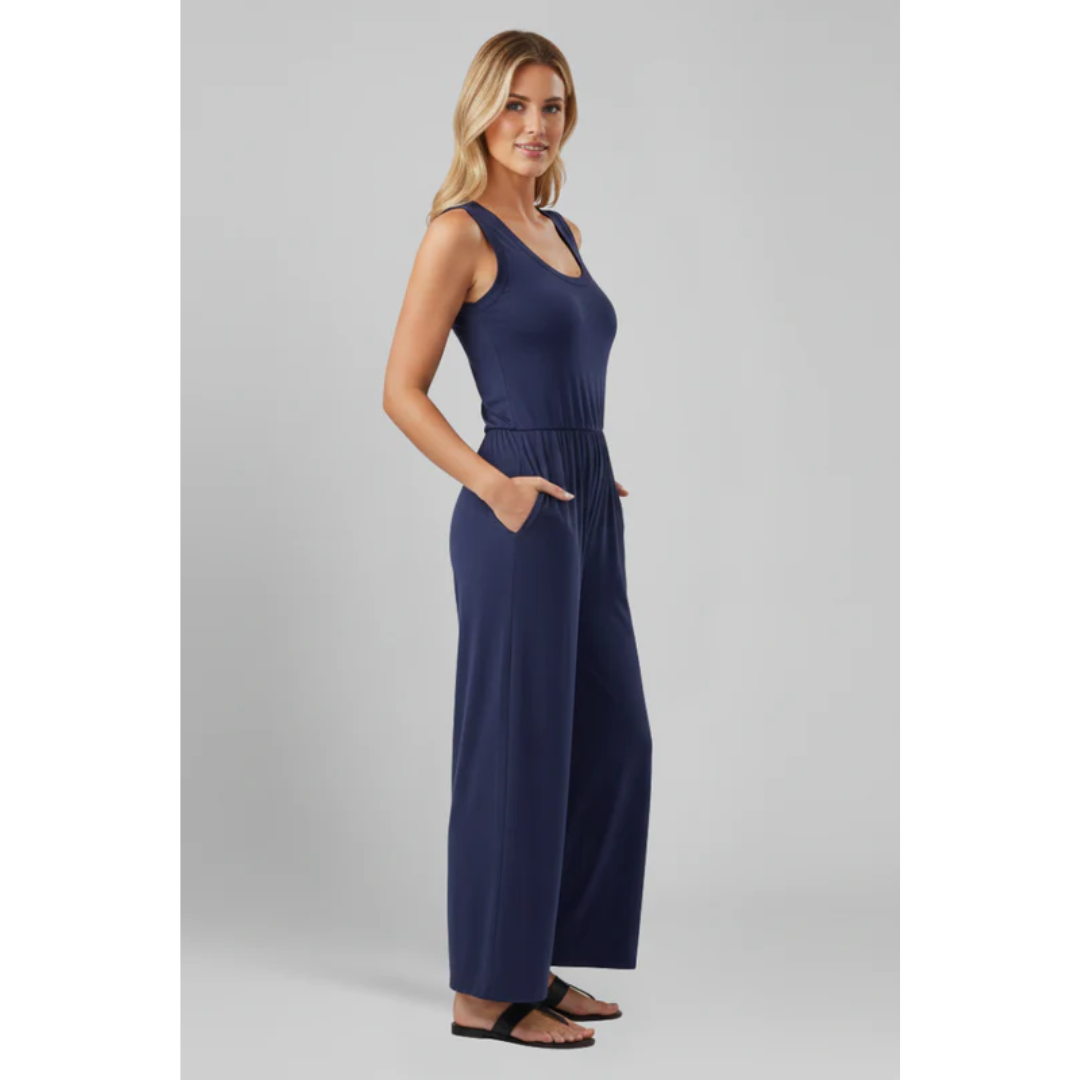 Tina | Damen Jumpsuit Für Alltag Mit Elastischem Bund