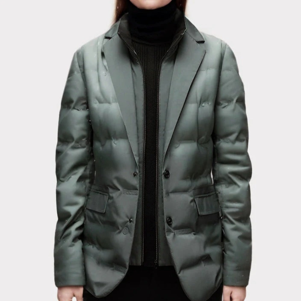 Übergangsjacke Damen – Gesteppte Pufferjacke mit Daunenfüllung aus Polyesterfaser