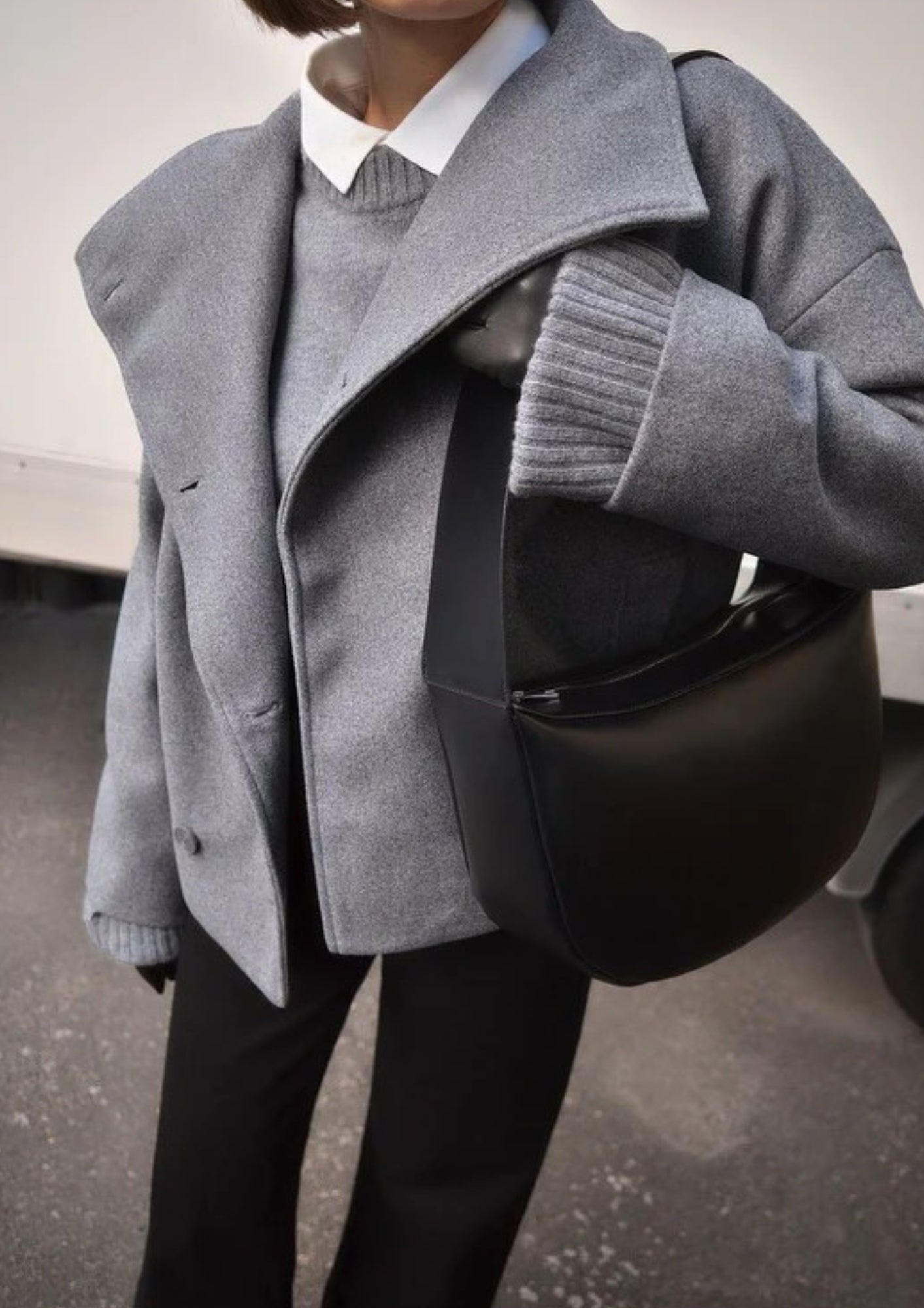Übergangsjacke Damen mit Revers – Kurz geschnittene Jacke für den Alltag
