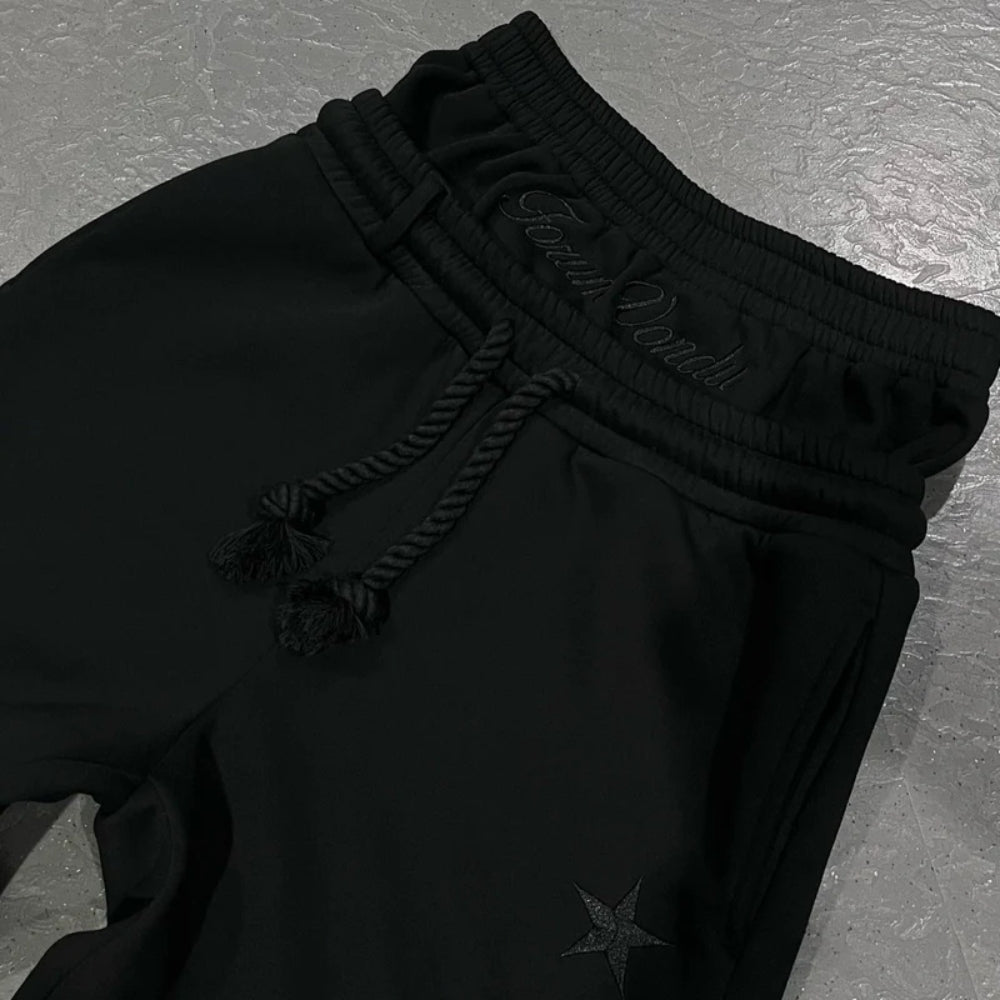 Übergroße Jogginghose – verstellbarer Bund mit Taschen für Damen