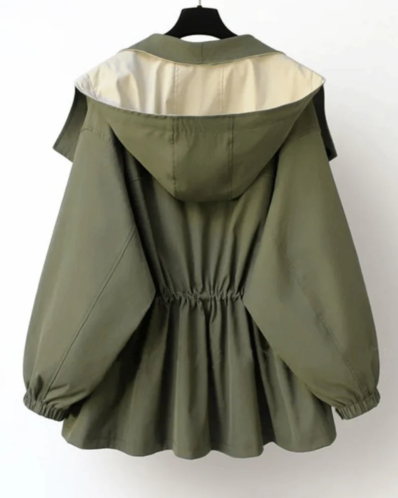 Übergroße Winterjacke - Langärmelige Damenoberbekleidung