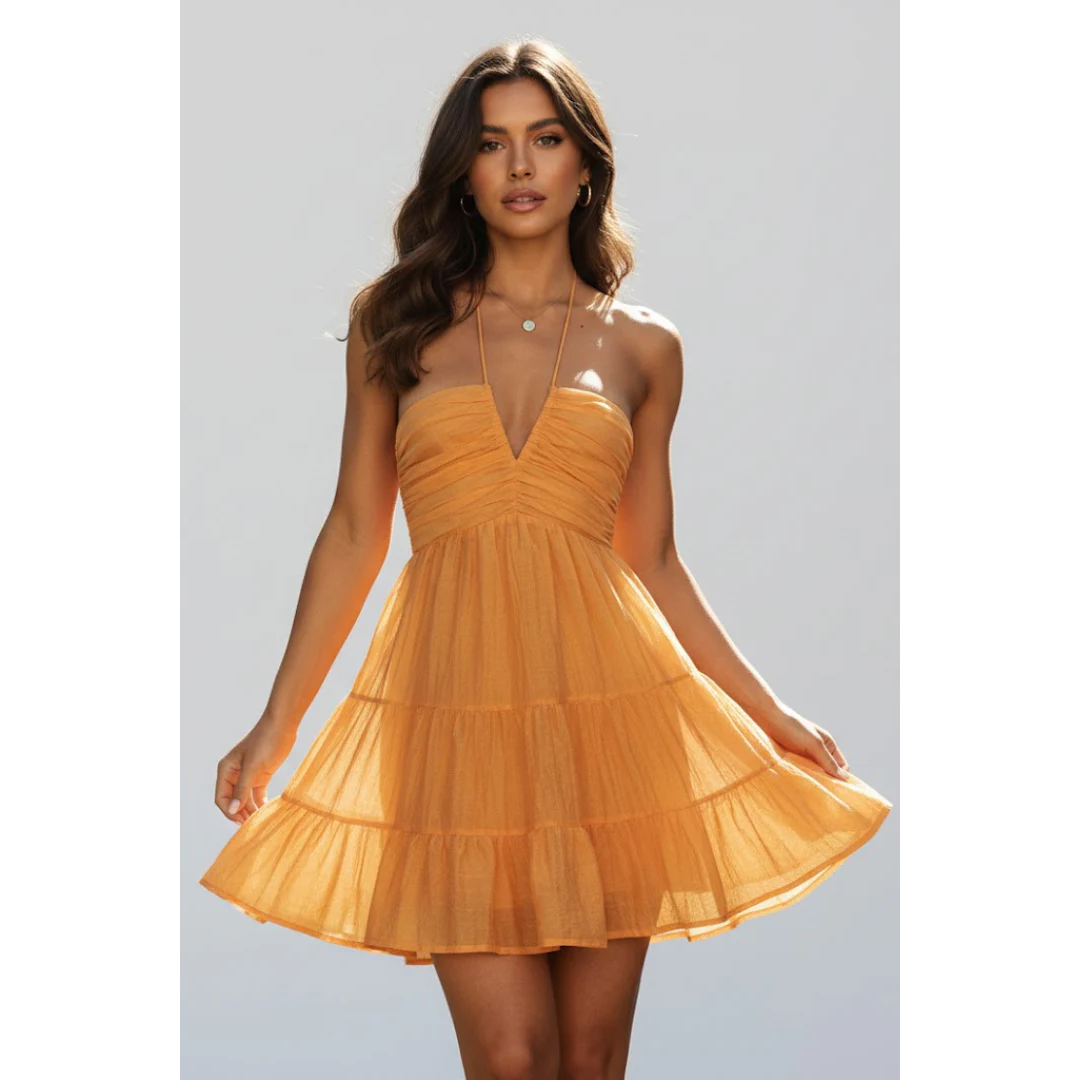 Velora | Damen Kleid Mini Party