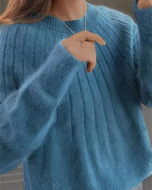 Warmer Strickpullover für Frauen - bequemer Sitz für den täglichen Gebrauch