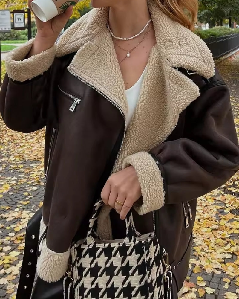 Wasserabweisende Winterjacke - Komfortabler Revers mit Isolierung